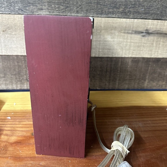 Mastercraft Wooden Box Cut Out Of Airplane Light - Picture 5 of 6